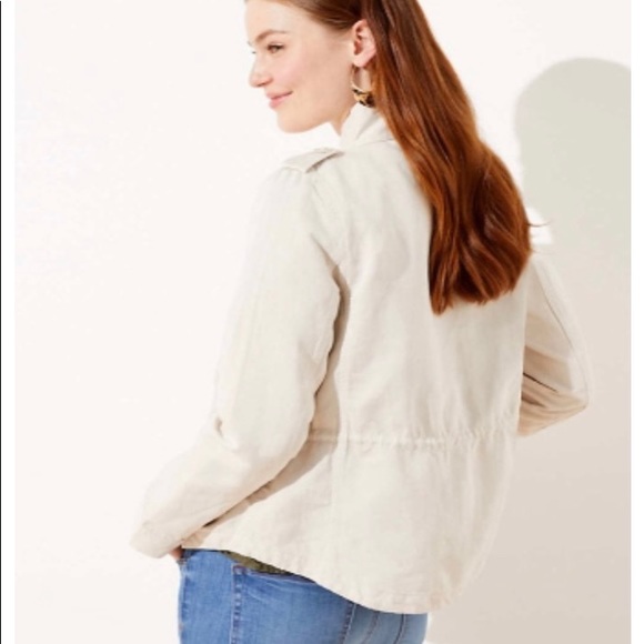 LOFT utility jacket NWT size LP - Picture 5 of 5